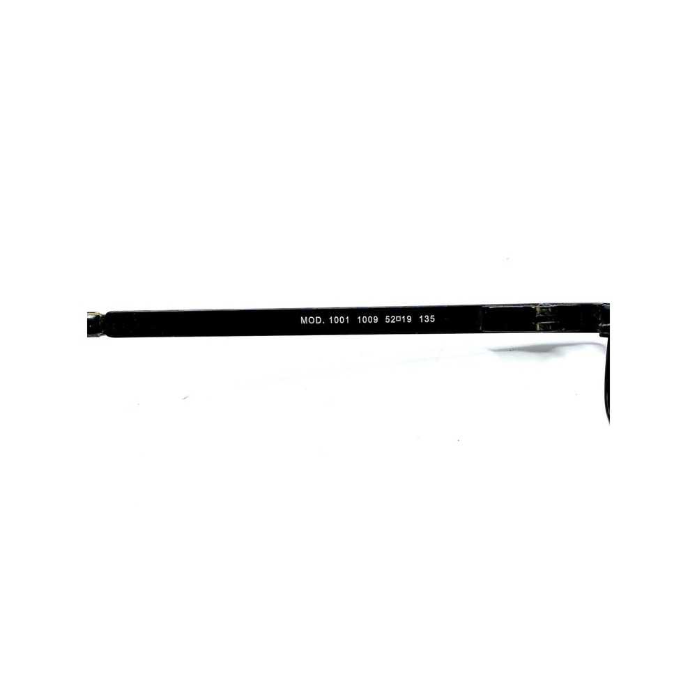 Versace Black Metal Rectangular Glasses Italy MOD 1001 1009 52 19 135 - Picture 5 of 8